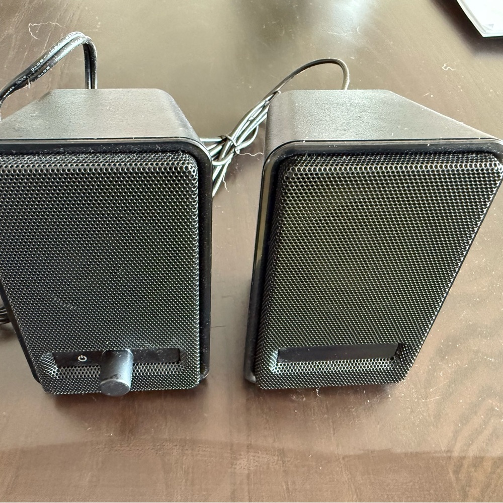 Black Portable Audio Speakers
